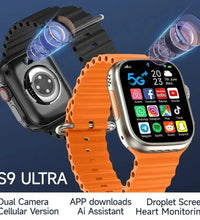 S9 Ultra 4G Dual Camera Watch