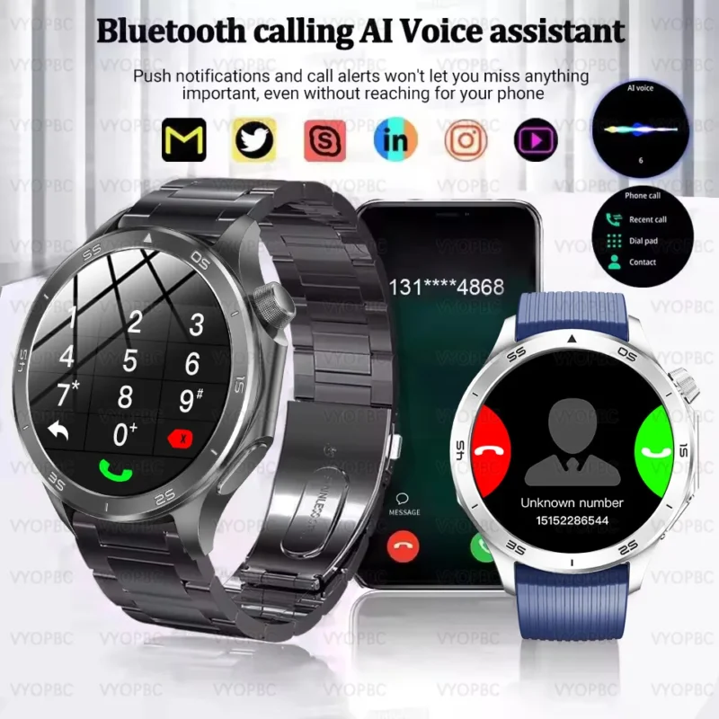 New For OPPO Watch X2 Outdoor Sports Smart Watch Men AMOLED Screen GPS Compass Heart rate Waterproof Bluetooth Call Smartwatches - Image 3