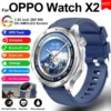 New For OPPO Watch X2 Outdoor Sports Smart Watch Men AMOLED Screen GPS Compass Heart rate Waterproof Bluetooth Call Smartwatches